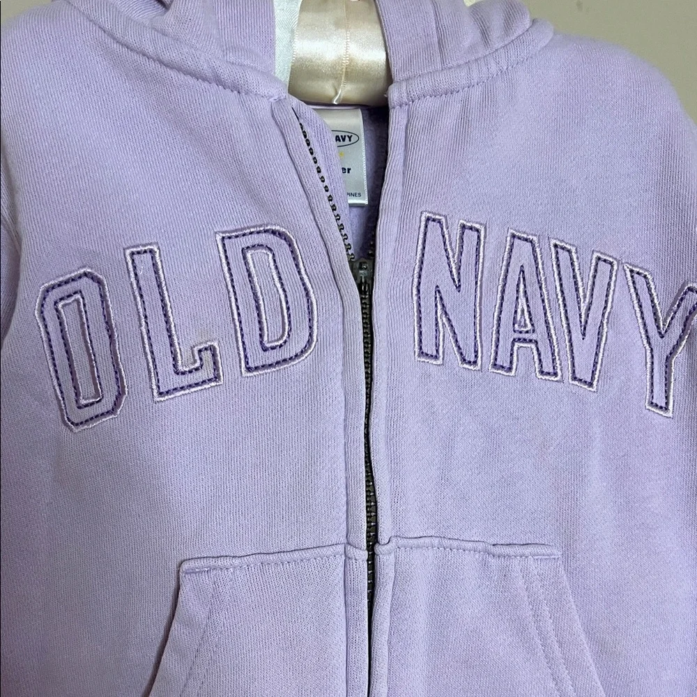 Old Navy Kids Light Purple Zip-Up Hoodie & Pants